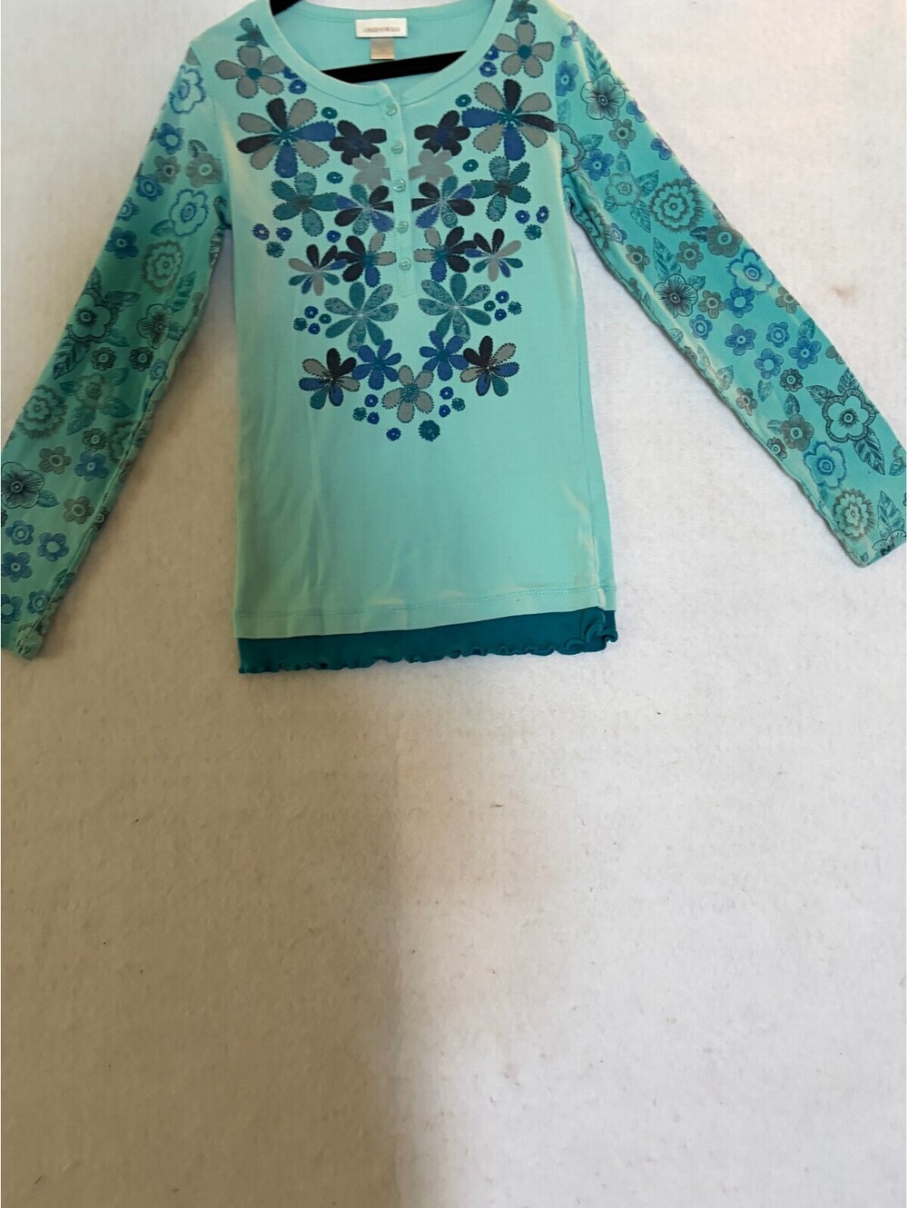 Limited 2 Kid's Long Sleeve Floral Print Shirt Size 10